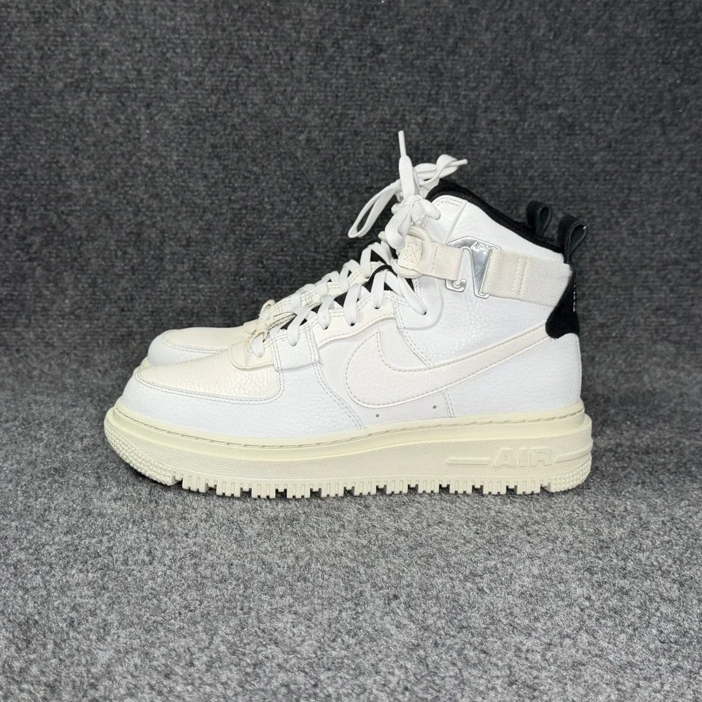 Nike Air Force 1 High Utility 2.0 Shoes Women 9 Summit White Black Retro Leather
